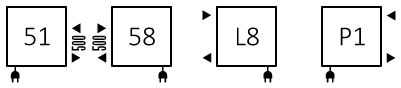 Θερμαντικό Σώμα / Πετσετοκρεμάστρα TERMA Simple One - Συνδέσεις